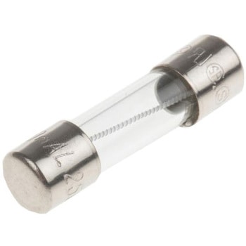 610-9866 RS Pro ガラス管ヒューズ (タイムラグ) 160mA 5 x 20mm
