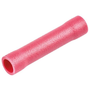 RS Pro ワイヤスプライスコネクタ 0.5 → 1.5mm2， 22 → 16AWG 絶縁 バット 赤 - RS PRO