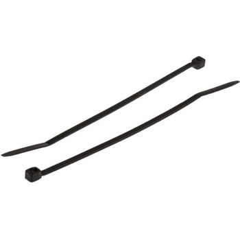 RS Pro 結束バンド， 71mm x 1.6 mm， 黒， ナイロン 66 RS PRO