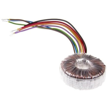 RS Pro トロイダルトランス，1次：115 V ac， 230 V ac，2次：2 x 12V ac，電力：50VA RS PRO