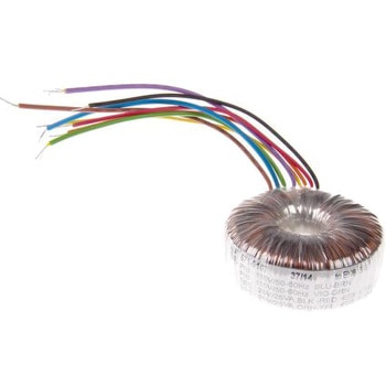 RS Pro トロイダルトランス，1次：115 V ac， 230 V ac，2次：2 x 25V ac，電力：50VA RS PRO