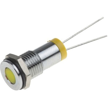 RS Pro LED表示灯， 黄 8mm， 2 V dc RS PRO