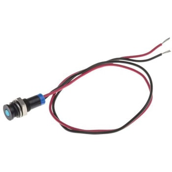 RS Pro LED表示灯， 青 6mm， 2 V dc RS PRO