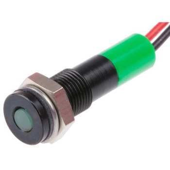 RS Pro LED表示灯， 緑 6mm， 12 V dc RS PRO