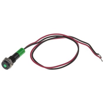 RS Pro LED表示灯， 緑 6mm， 24 V dc RS PRO