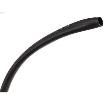 RS Pro 熱収縮チューブ， 収縮前 6.4mm， 収縮後 3.2mm， スリーブ長さ 8m ポリオレフィン， 黒 RS PRO