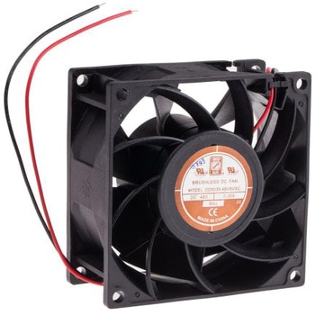 RS Pro DC 軸流ファン 80 x 80 x 38mm， 電源電圧：48 V dc (OD8038シリーズ) RS PRO