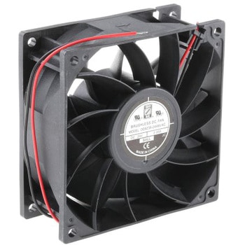 RS Pro DC 軸流ファン 92.5 x 92.5 x 38mm， 電源電圧：24 V dc (OD9238シリーズ) RS PRO
