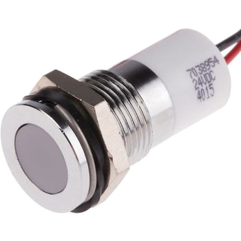 RS Pro LED表示灯， 白 14mm， 24 V dc RS PRO