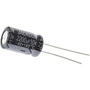 RS Pro アルミ電解コンデンサ 10V dc 2200μF RS PRO