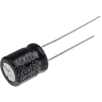 RS Pro アルミ電解コンデンサ 50V dc 220μF RS PRO