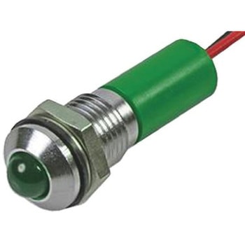 RS Pro LED表示灯 Q8P3CXXG24E， 緑 8mm， 24 V dc RS PRO