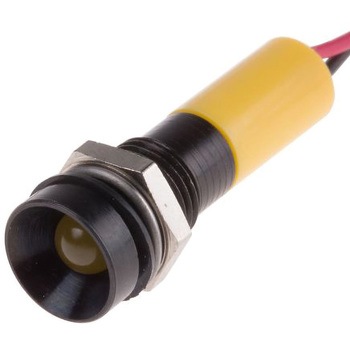 RS Pro LED表示灯 Q8R3BXXY12E, 黄 8mm, 12 V dc RS PRO
