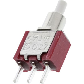 RS Pro プッシュボタンスイッチ， SPDT， 3 A @ 120 V ac， On-(On)， PCB RS PRO