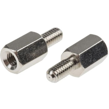 六角 スタンドオフ RS Pro 黄銅 M4 x 10mm RS PRO