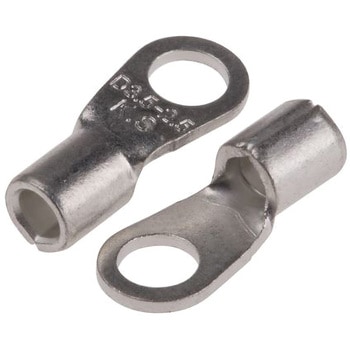 RS Pro 非絶縁 丸形圧着端子， スタッド径：#6， 16AWG to 14AWG RS PRO