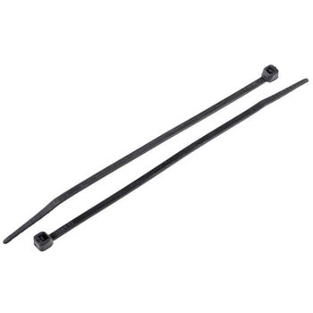 RS Pro 結束バンド， 150mm x 3.6 mm， 黒， ナイロン 66 RS PRO