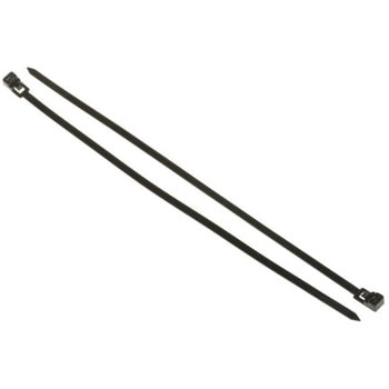 RS Pro 結束バンド， 250mm x 4.5 mm， 黒， ナイロン 66 RS PRO