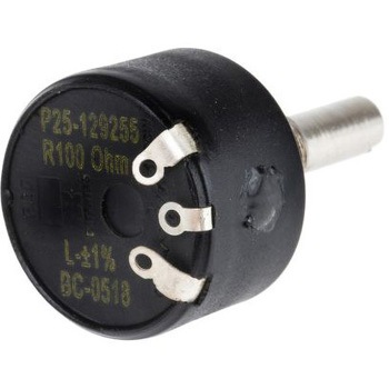 RS Pro 巻線ポテンショメータ， 100Ω， 1W RS PRO