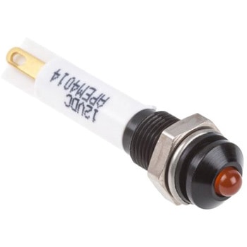 RS Pro LED表示灯， 燈 6mm， 21.6 → 26.4 V dc RS PRO