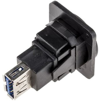 RS Pro XLR形式 USB 3.0 A メス ストレート ニッケルめっき RS PRO