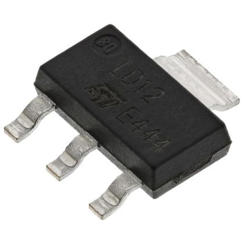 STMicroelectronics LDOレギュレータ 1.3A， 1.2 V 固定出力， 3+Tab-Pin SOT-223 STMicro