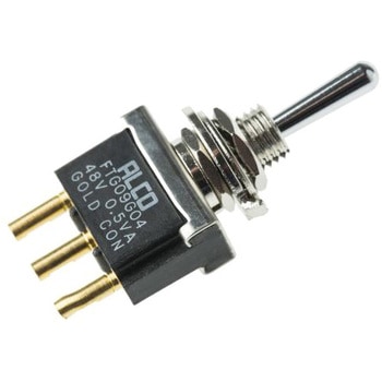 TE Connectivity トグルスイッチ SPDT (On)-Off-(On) TE Connectivity Japan(旧:TYCOELECTRONICS(タイコエレクトロニクス))