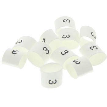 TE Connectivity， TRSA-1019/E/1/3， ケーブルマーカー 白 TE Connectivity Japan(旧:TYCOELECTRONICS(タイコエレクトロニクス))