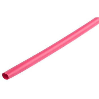 TE Connectivity 熱収縮チューブ， 収縮前 6mm， 収縮後 2mm， スリーブ長さ 1.2m ポリオレフィン， 赤 - TE Connectivity Japan(旧:TYCOELECTRONICS(タイコエレクトロニクス))