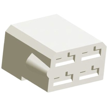 TE Connectivity 圧着ターミナル収納箱 4極， ナチュラル TE Connectivity Japan(旧:TYCOELECTRONICS(タイコエレクトロニクス))