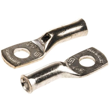 TE Connectivity 非絶縁 チューブ型リング端子， スタッド径：M5 XCTシリーズ， 10AWG to 10AWG TE Connectivity Japan(旧:TYCOELECTRONICS(タイコエレクトロニクス))