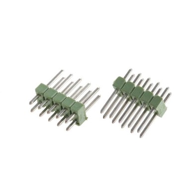 TE Connectivity ピンヘッダ， 10極， 2列， ストレート 2.54mm アンプモジュール TE Connectivity Japan(旧:TYCOELECTRONICS(タイコエレクトロニクス))