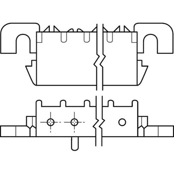 TE Connectivity 基板ソケット， 3極， ライトアングル， 電線対基板 6.35mm メイテンロック TE CONNECTIVITY