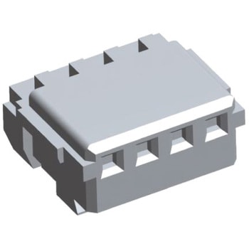 リボンケーブルコネクタ AMP Mini CTシリーズ TE Connectivity， メス， 4極， 1列 TE CONNECTIVITY