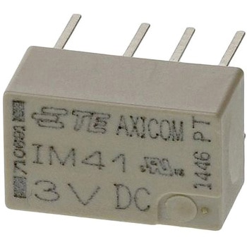 TE Connectivity ラッチングリレー DPDT 3V dc TE Connectivity Japan(旧:TYCOELECTRONICS(タイコエレクトロニクス))