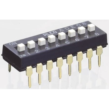 TE Connectivity DIPスイッチ， スライド， SPST TE Connectivity Japan(旧:TYCOELECTRONICS(タイコエレクトロニクス))