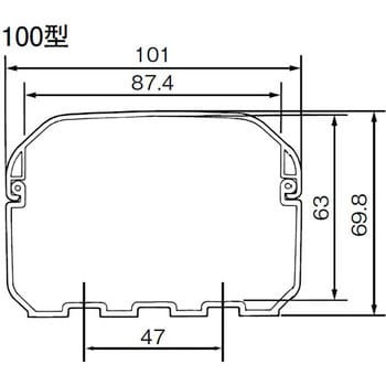 スッキリダクト本体100型 パナソニック Panasonic ダクト 通販モノタロウ Das010a