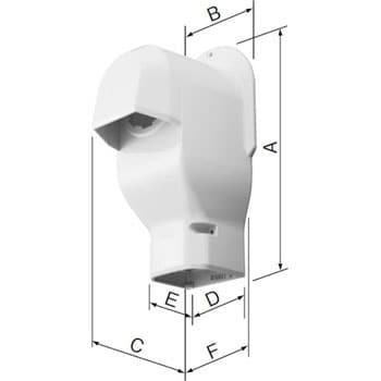 壁面取出カバー(排じんu0026換気機能付エアコン用)