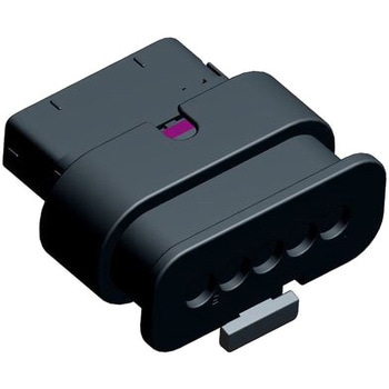 自動車用コネクタ， 5極， メス， 黒 インライン取り付け TE Connectivity MCONシリーズ TE Connectivity Japan(旧:TYCOELECTRONICS(タイコエレクトロニクス))
