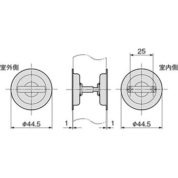 TKSチューブラ鎌錠 アトムリビンテック