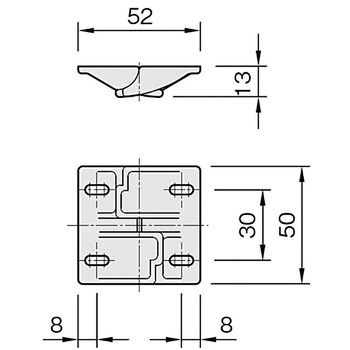折戸用下振止(両折用)(HD SYSTEM) アトムリビンテック