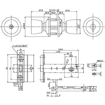 D36M-05-TRW-32D-100-TO ディンプルミリオンロック アルファ