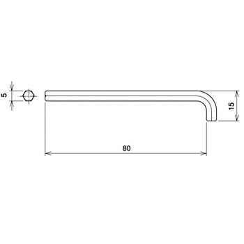 インテリアドアハンガー SD15専用レンチ ダイケン