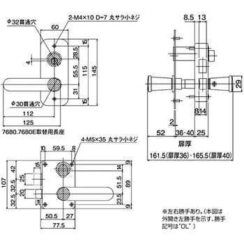 面付錠 バリアフリー ミネベアショウワ