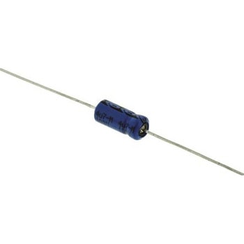 Vishay アルミ電解コンデンサ，アキシャル 100V dc 4.7μF VISHAY