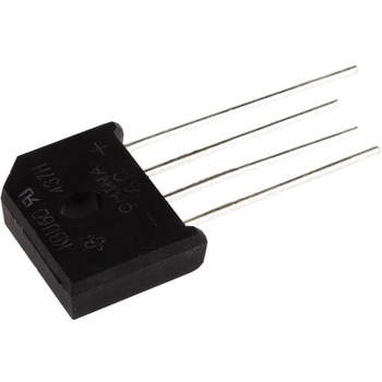 Vishay 整流用 ブリッジダイオード 単相 6A， 200V， 4-Pin KBU VISHAY