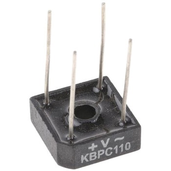 Vishay 整流用 ブリッジダイオード 単相 3A， 1000V， 4-Pin D 46 VISHAY