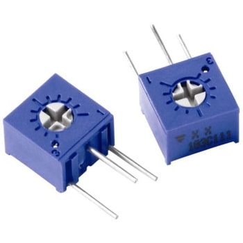 半固定抵抗器 Vishay， 10kΩ， 0.5W， 上面調整 VISHAY