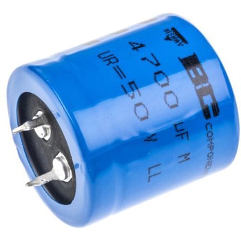 Vishay アルミ電解コンデンサ，Vishay Extreme 50V dc 4700μF VISHAY