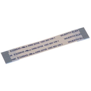 Wurth Elektronik FFCジャンパケーブル 50mm ，ピッチ0.5mm 6876 シリーズ WURTH ELEKTRONIK